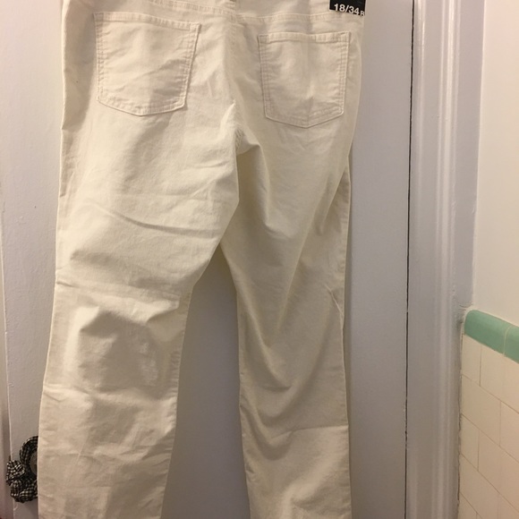 GAP PREMIUM SKINNY JEANS CORDUROY WHITE/CREAM, 18 - Picture 2 of 8